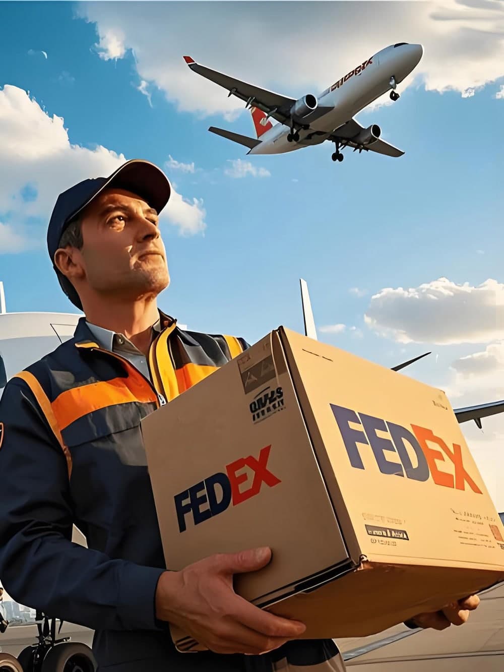 Courier parcel sorting line